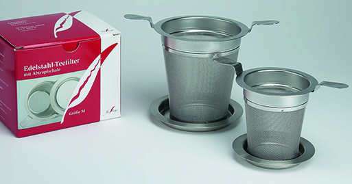 Stainless steel filter with double handle (size M)