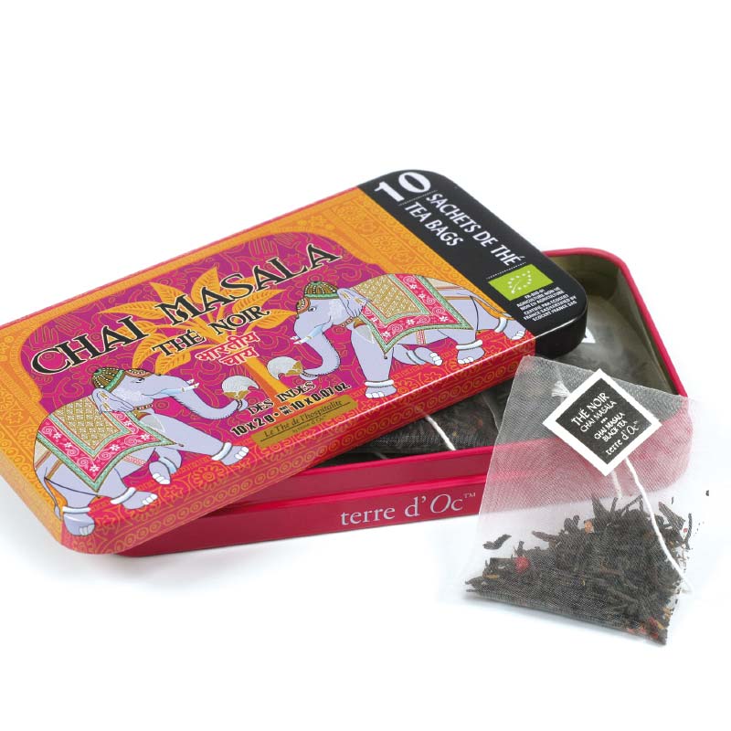 Chai Masala Schwarztee - Bio (10 Teebeutel)