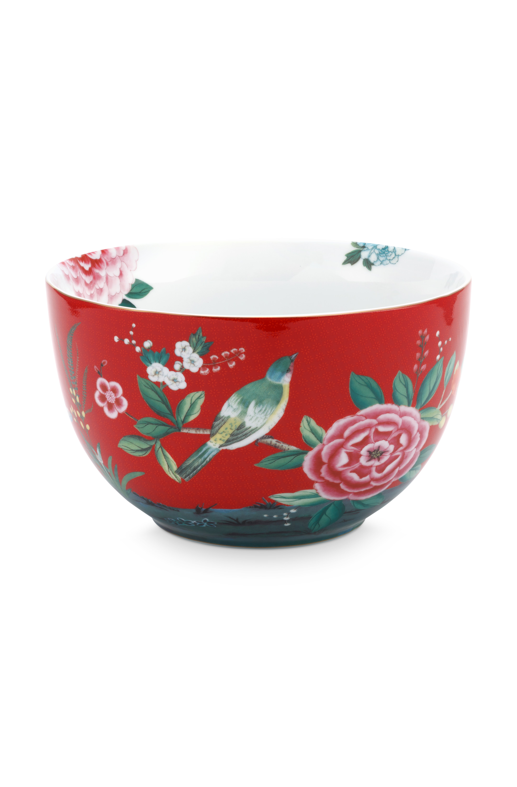 Pip Studio Blushing Birds Red Schale (23cm)