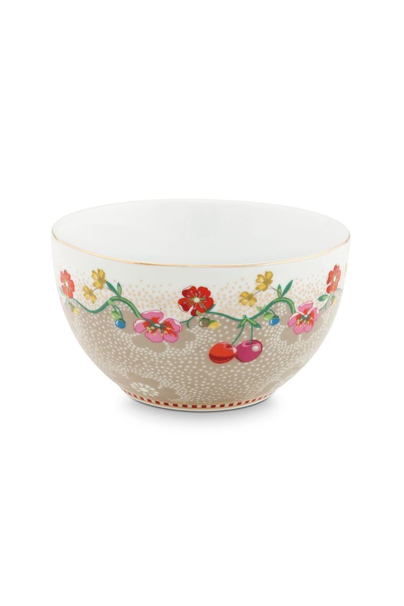 Pip Studio Early Bird Chinese Cherry Khaki Schale (12cm)