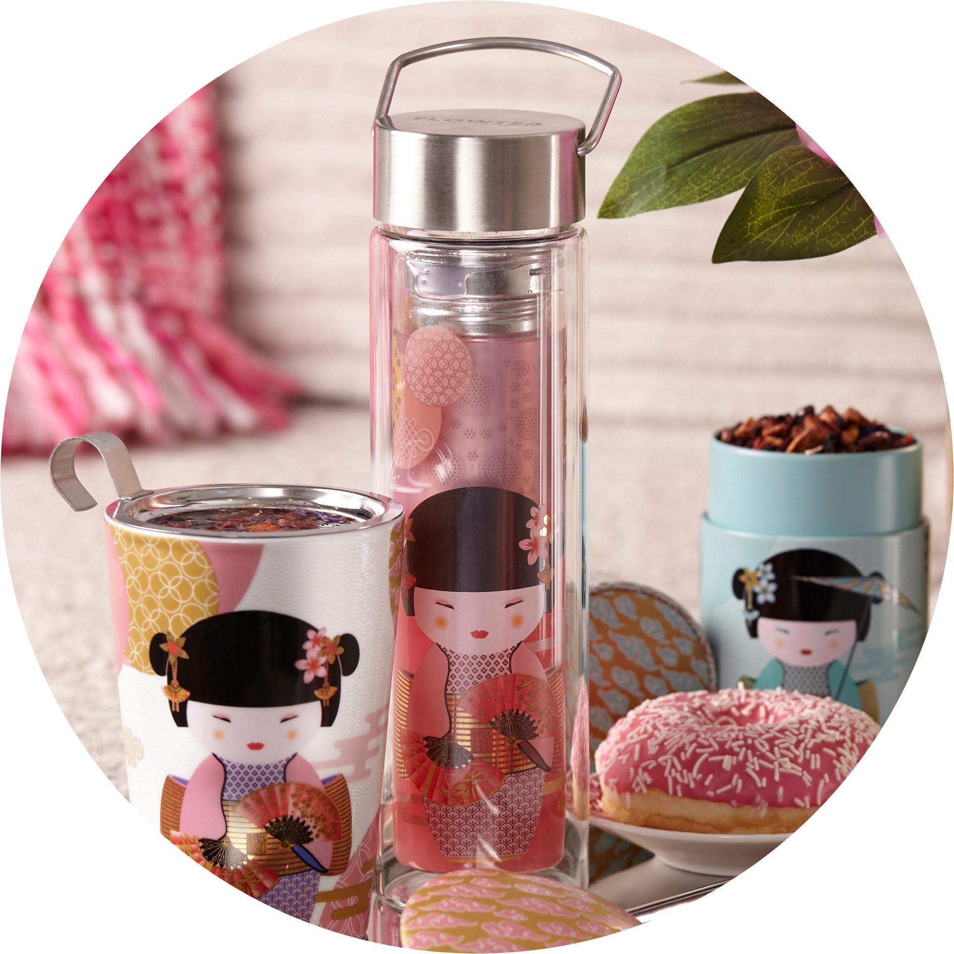 Eigenart Trinkflasche Flowtea