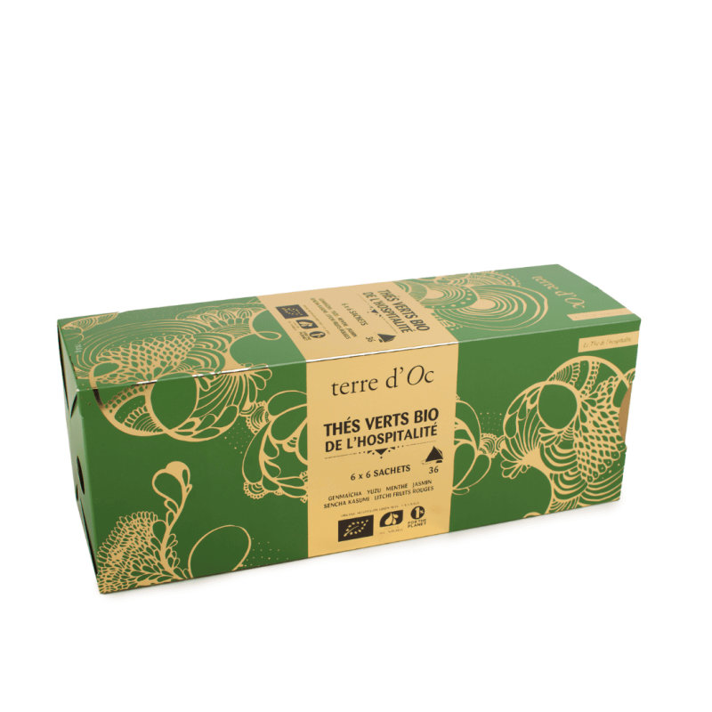 Organic Green Tea Gift Set – 36 tea bags