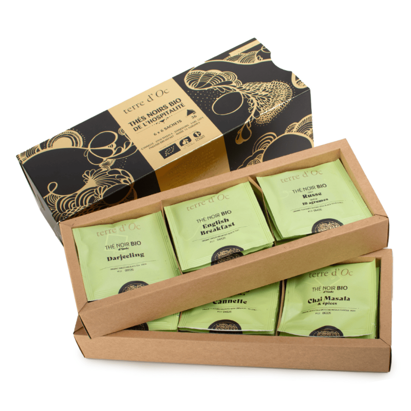 Bio-Schwarztee-Geschenkset – 36 Teebeutel
