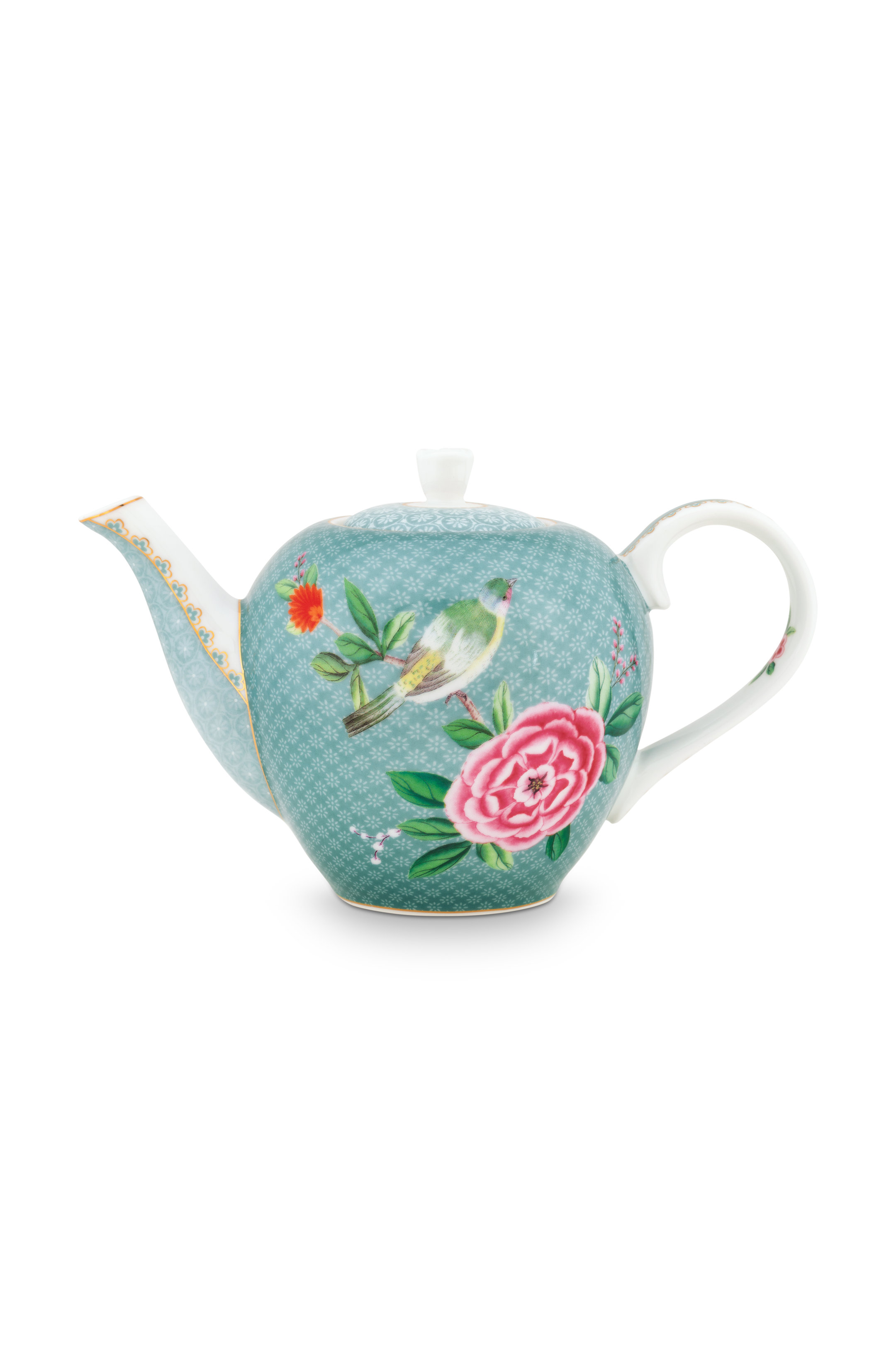 Pip Studio Blushing Birds Blue Teekanne Klein
