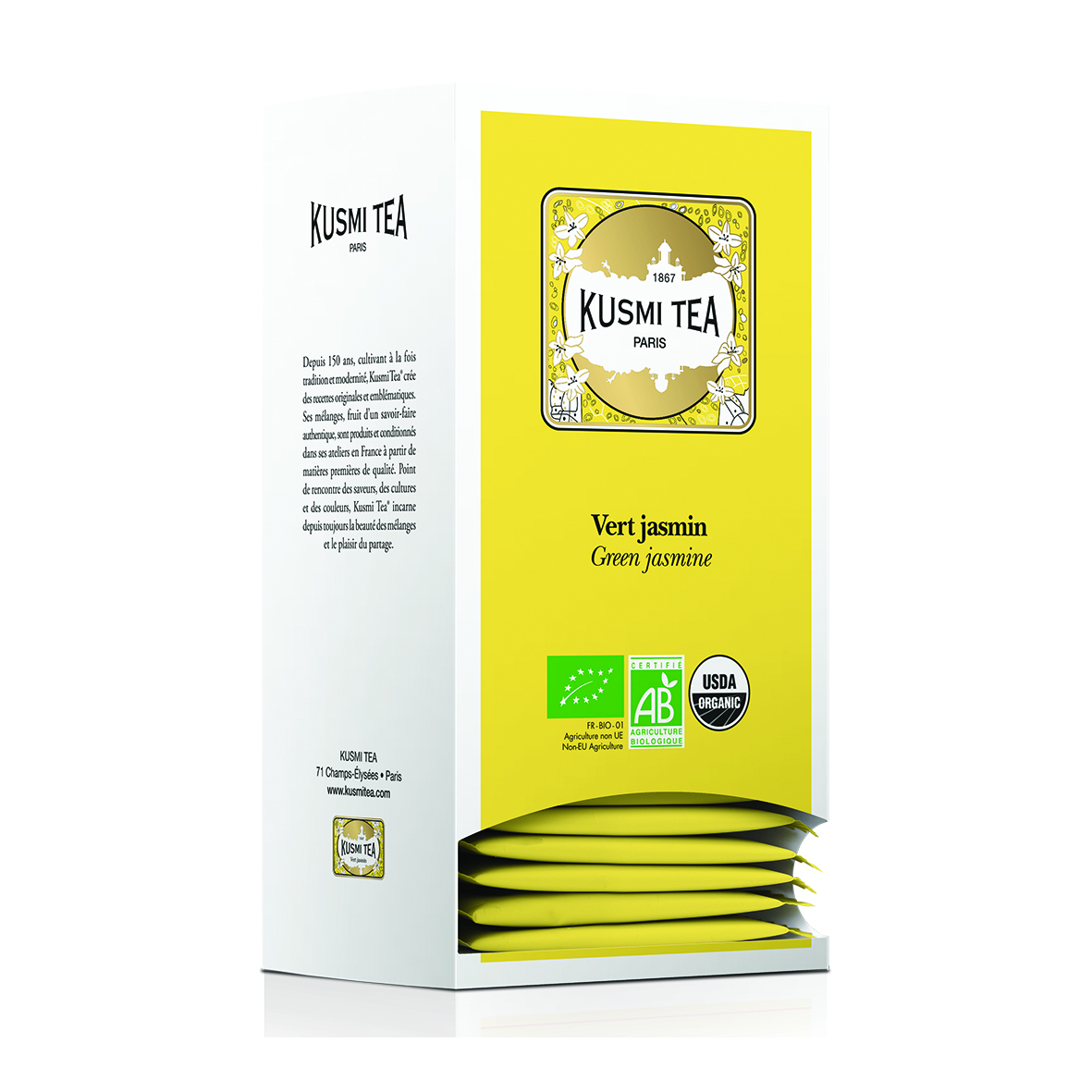 Green Tea Jasmin - Organic (90g tin)