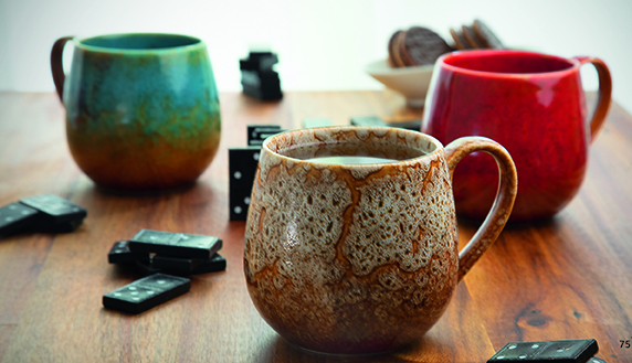 Becher "Gustl" (türkis-blau Farbe)