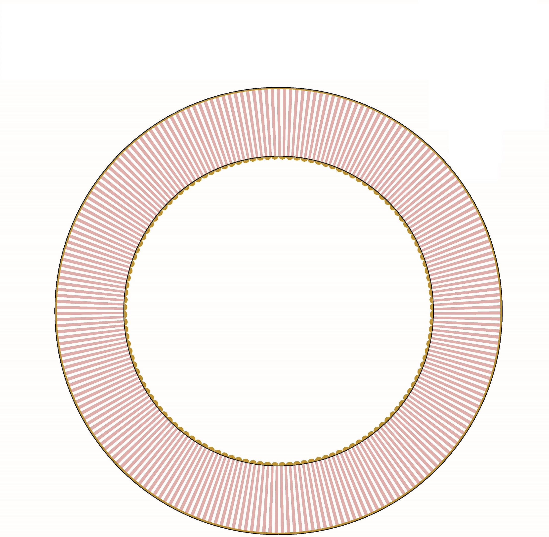 Pip Studio La Majorelle Suppenteller Pink (21.5cm)