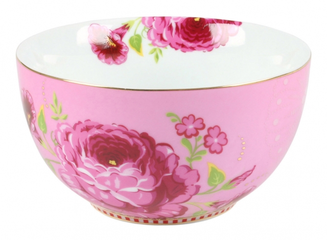 Pip Studio Vroege Vogel Roze Kom (12cm)