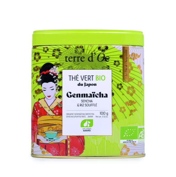 Thé vert de style japonais "Genmaicha" - Biologique