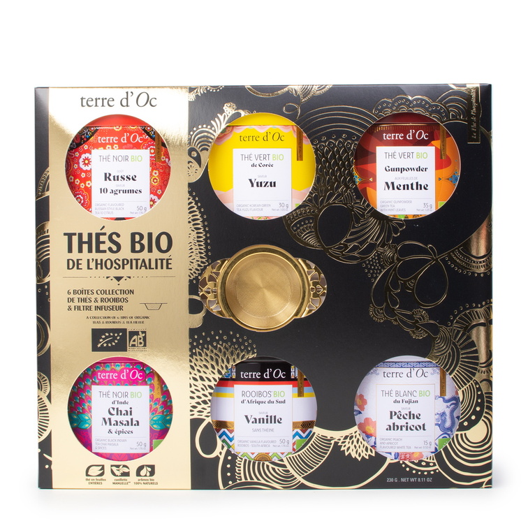 Geschenkset mit 6 Bio-Tees