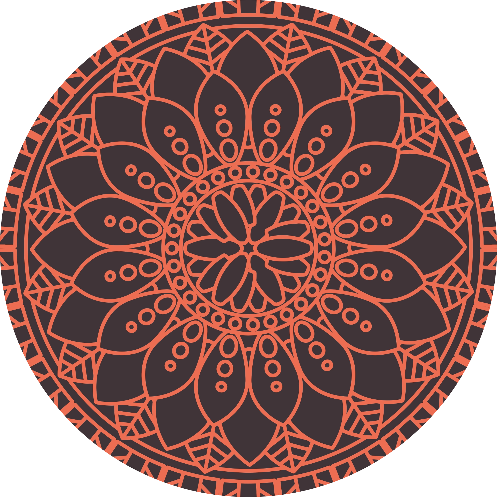 Mandala - Ebony