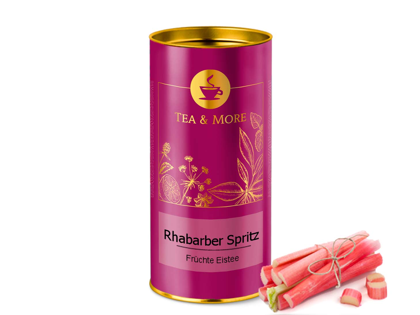 Rhabarber Spritz Ice Tea